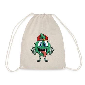 Monstre de dessin animé drôle - Sac de sport léger - nature - Devant