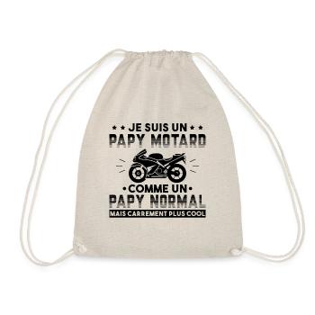Motard Homme Papy Moto Cadeau Motorcycle Motards - Sac de sport léger - nature - Devant