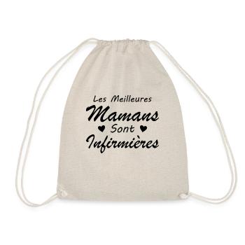 Les Meilleures Mamans Sont Infirmières - Sac de sport léger - nature - Devant