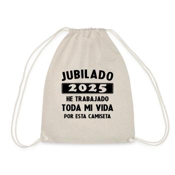 Retraité en 2025 / Retraité 2025 Cadeau Humour - Sac de sport léger - nature - Devant