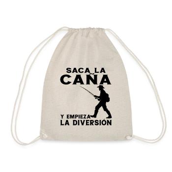 Le pêcheur sort la canne et le plaisir commence - Sac de sport léger - nature - Devant
