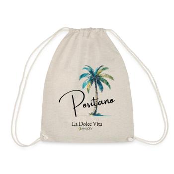 Positano Palme Urlaub Strand Zitrone Sommer Italia - Turnbeutel - Natur - Vorne