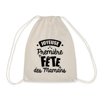 joyeuse première fête des mamans - Sac de sport léger - nature - Devant