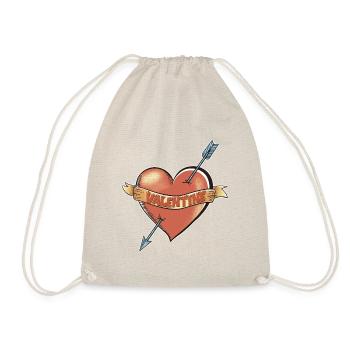 My Burning Valentine Heart - Turnbeutel - Natur - Vorne