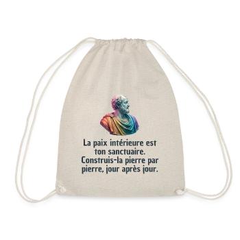 T-shirts Stoïcisme : L'inspiration à portée de soi - Sac de sport léger - nature - Devant