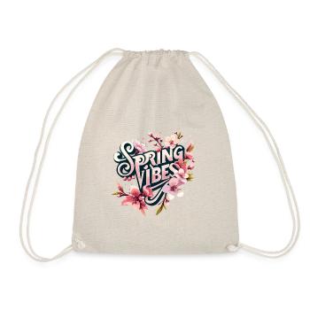 Beginning of spring: Floral splendour - Drawstring Bag - nature - Front