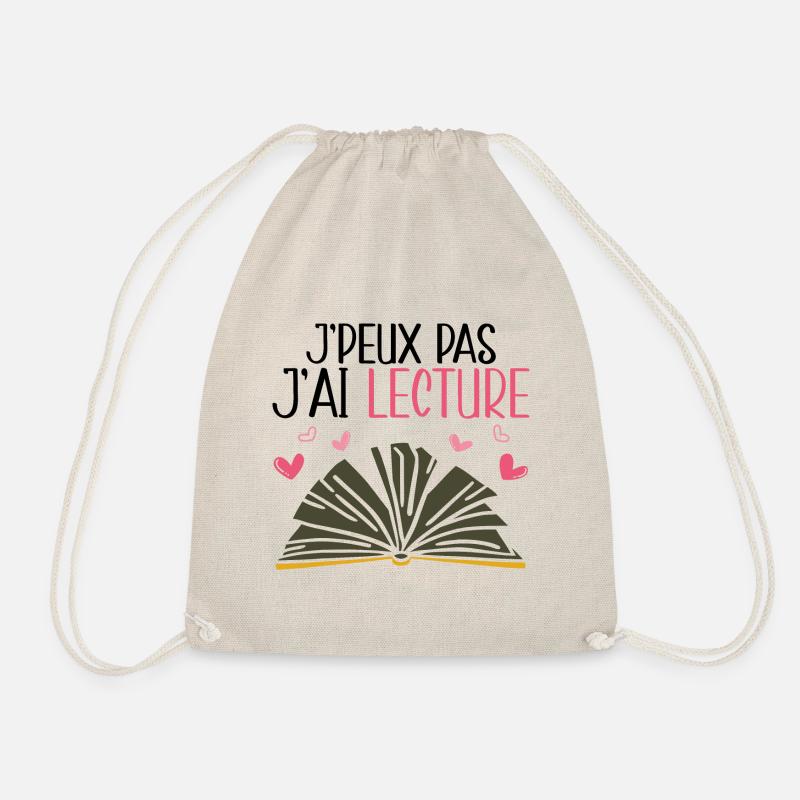 Je Peux Pas J'Ai Lecture - Sac de sport léger - nature