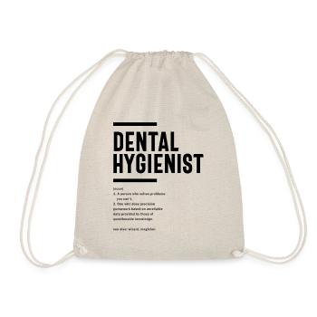Dental Hygienist Profession Occupation Job Gift - Drawstring Bag - nature - Front