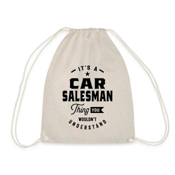 Cadeau de titre de travail de vendeur de voiture - Sac de sport léger - nature - Devant