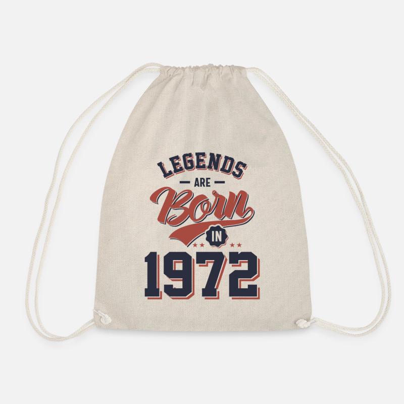Legenden werden 1972 zum Geburtstagsgeschenk geboren - Turnbeutel - Natur