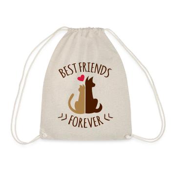 BFF Chat & Chien - Friends Forever - Chat & Chien - Sac de sport léger - nature - Devant