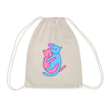 Valentine's Day gifts for him or her - Drawstring Bag - nature - Front