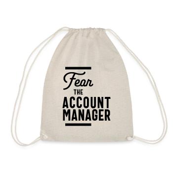 Account Manager Gift Funny Job Title Profession - Drawstring Bag - nature - Front