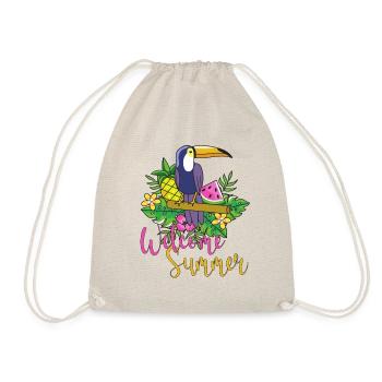 Welcome Summer - Turnbeutel - Natur - Vorne