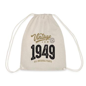 Vintage 1949 73rd Birthday - Drawstring Bag - nature - Front