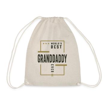 World's Best Granddaddy Ever - Dad Grandpa - Drawstring Bag - nature - Front