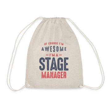 Stage Manager - Drawstring Bag - nature - Front