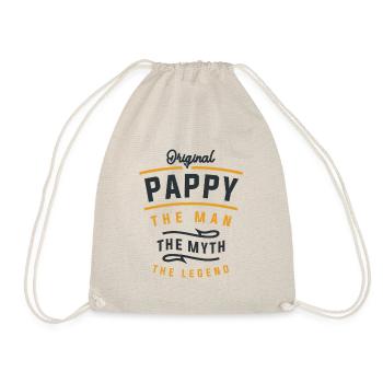 Pappy The Man The Myth The Legend - Funny Grandpa - Drawstring Bag - nature - Front