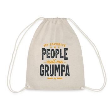 Mes gens préférés m’appellent Grumpa - Papa Grand-père - Sac de sport léger - nature - Devant