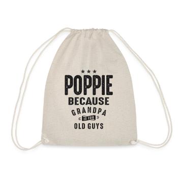 Poppie parce que grand-père est pour les vieux gars - Sac de sport léger - nature - Devant