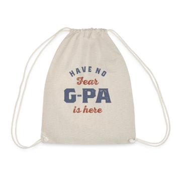 Have No Fear, G-Pa is Here - Grandparents Day - Drawstring Bag - nature - Front