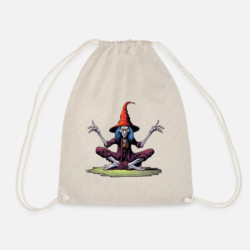 Hexen Yoga - Turnbeutel - Natur