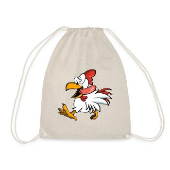 Drôle de poulet hypnotisé - Sac de sport léger - nature - Devant