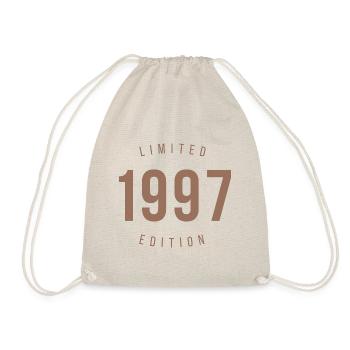 1997 Limited Edition Retro Style Birthday Gift - Drawstring Bag - nature - Front