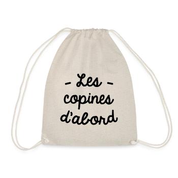 Les copines d'abord - Sac de sport léger - nature - Devant