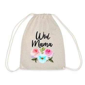 Wöd Mama Österreich Beste Mama Mutter Mutti - Turnbeutel - Natur - Vorne