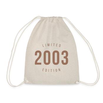2003 Édition limitée Style rétro Cadeau d’anniversaire - Sac de sport léger - nature - Devant