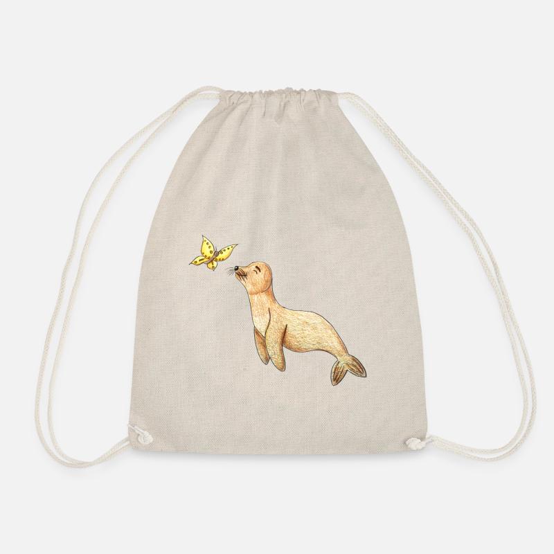 Chilled Seal - Drawstring Bag - nature