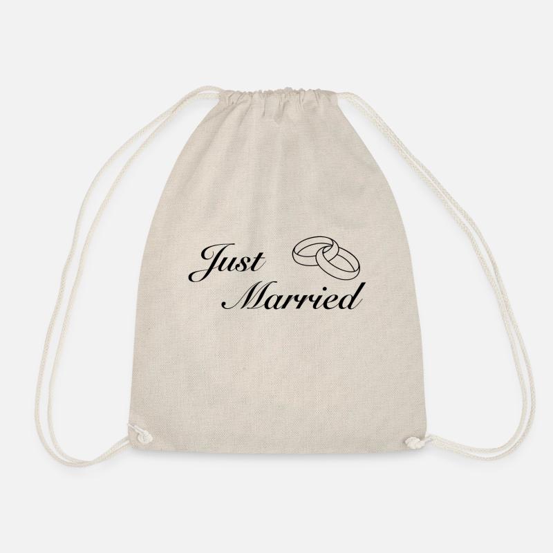 Just Married - Turnbeutel - Natur