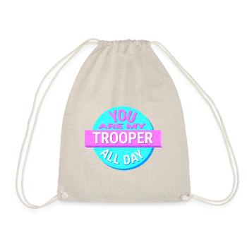 Brave - Drawstring Bag - nature - Front