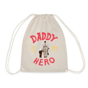 Pompier pompier père cadeau fils - Sac de sport léger - nature - Devant
