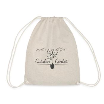 Meet me at the Garden center Garden Gift - Drawstring Bag - nature - Front