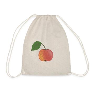 Apple - Drawstring Bag - nature - Front