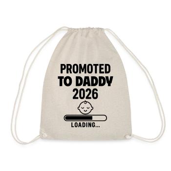 Pregnancy Announcement Soon Dad - Drawstring Bag - nature - Front