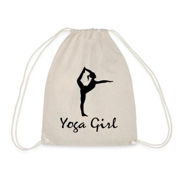 Yoga Girl Natarajasana Tänzer - Turnbeutel - Natur - Vorne