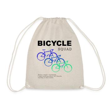 Bicycle Squad Hobby-Radfahrer - Turnbeutel - Natur - Vorne