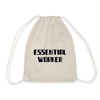 Essential Worker Funny Essential Employee Humor - Turnbeutel - Natur - Vorne