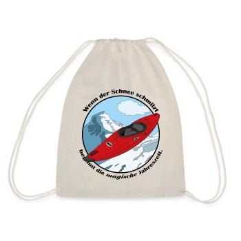 Kayak magical season - Drawstring Bag - nature - Back