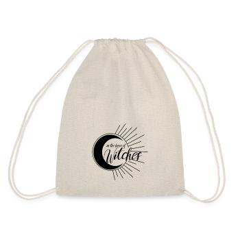 In the hour of witches | Mond-Design mit Hexen-Sti - Turnbeutel - Natur - Hinten