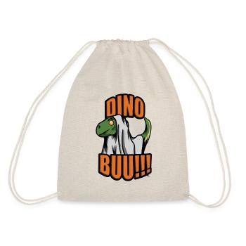 Halloween Dinosaur Ghost - Drawstring Bag - nature - Back