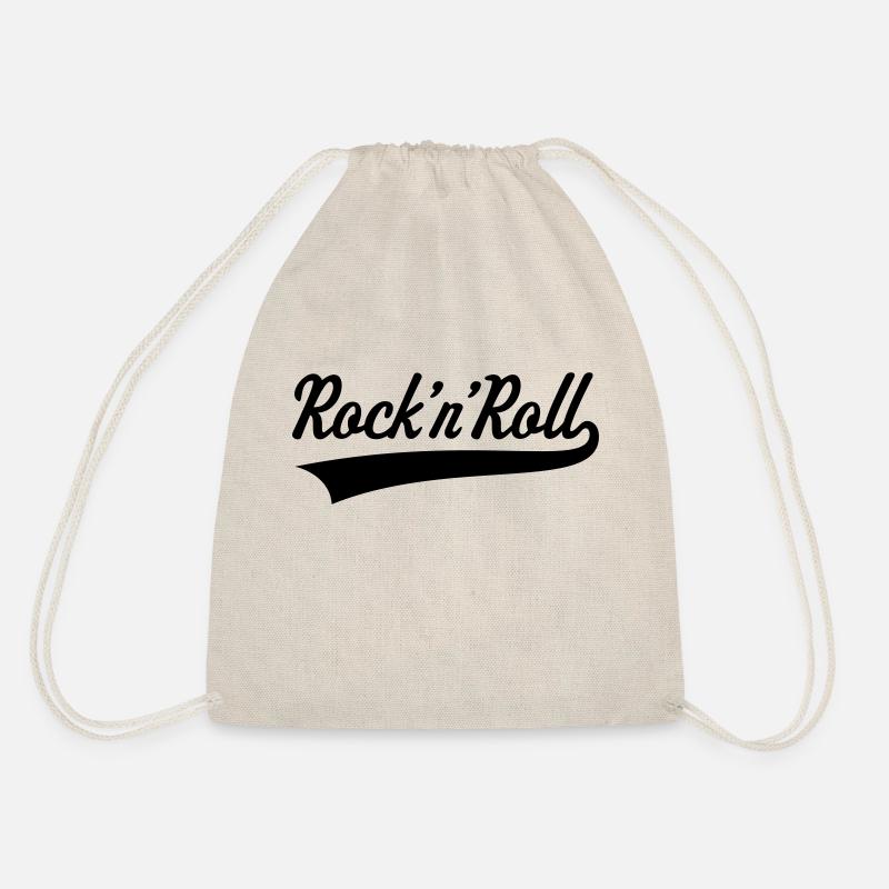 Rock 'n' Roll / Rock And Roll / Rock & Roll - Drawstring Bag - nature