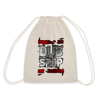 I Love Dubstep Music - Drawstring Bag - nature - Back