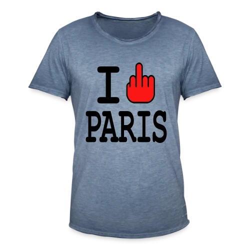 Anti-Paris Dégouté - T-shirt vintage Homme