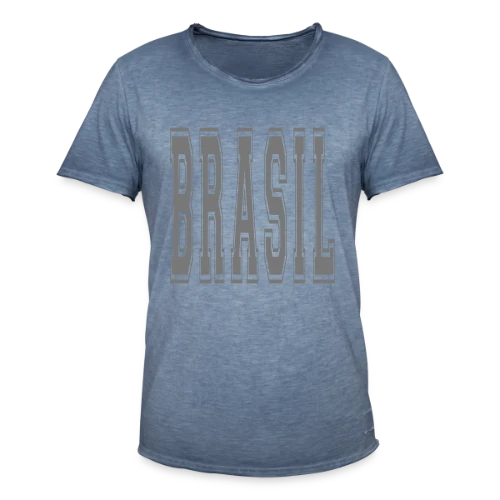 Fierté Brésilienne Football - T-shirt vintage Homme
