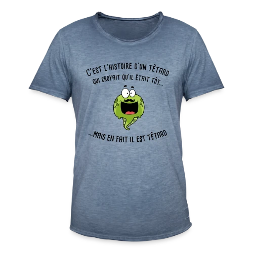 Le Têtard Blagueur - T-shirt vintage Homme