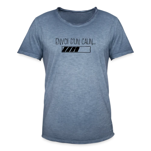 Câlin Virtuel à Envoyer - T-shirt vintage Homme